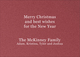 Merry Christmas Folded Shimmer Holiday Cards Image 3 of 10